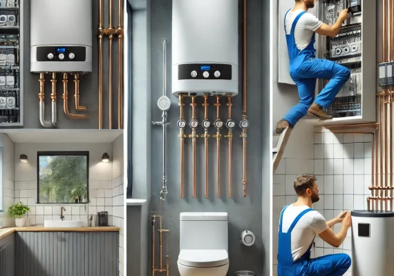 DALL·E-2024-12-18-11.12.08-1.-A-modern-residential-boiler-system-installed-in-a-sleek-well-lit-utility-room-showcasing-high-quality-piping-and-safety-features.-2.-A-high-effic.webp